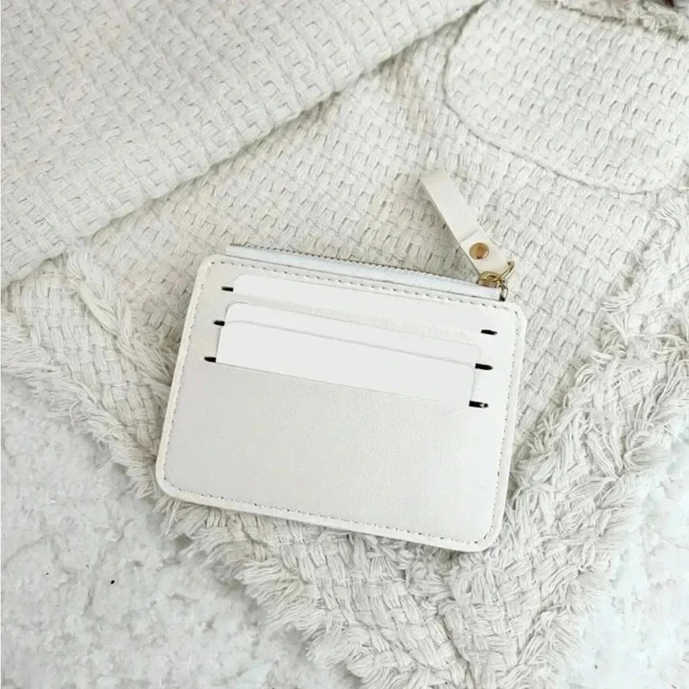 ⚠️Clearance White Minimalistic Slim Wallet / Cardholder - Picture 2 of 4